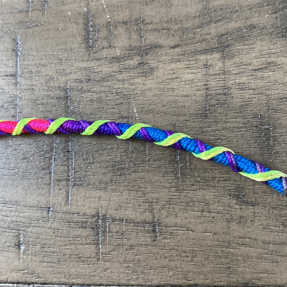 Multi Colored Homemade Bracelet - Picture 5 of 6